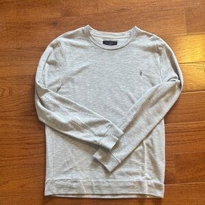 All Saints Light Gray Crewneck Tee